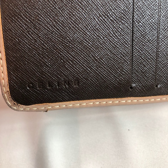 Celine Brown Canvas Macadam Bifold Wallet Sku#84011 - Picture 5 of 8